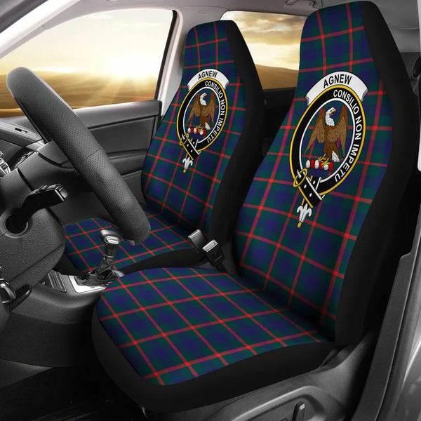 Scottish Agnew Clan Crest Tartan Car Seat Covers 2