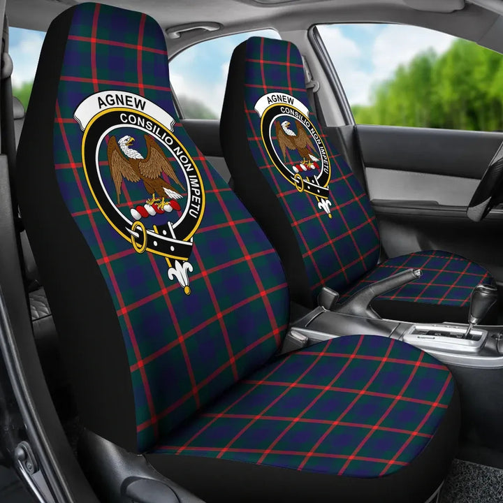 Scottish Agnew Clan Crest Tartan Car Seat Covers 3
