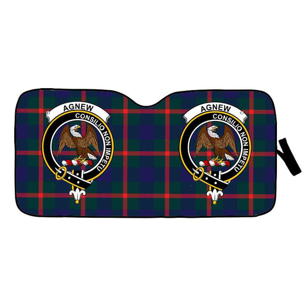 Scottish Agnew Clan Crest Tartan Car Windshield Sun Shade Tartan Plaid 1