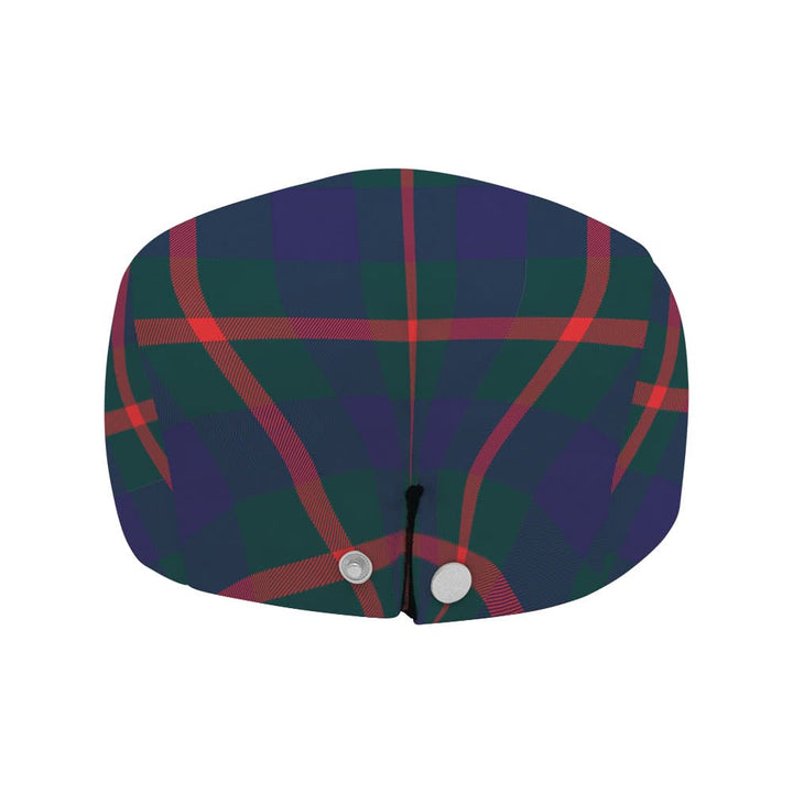 Scottish Agnew Clan Crest Tartan Flat Cap Tartan Plaid 4