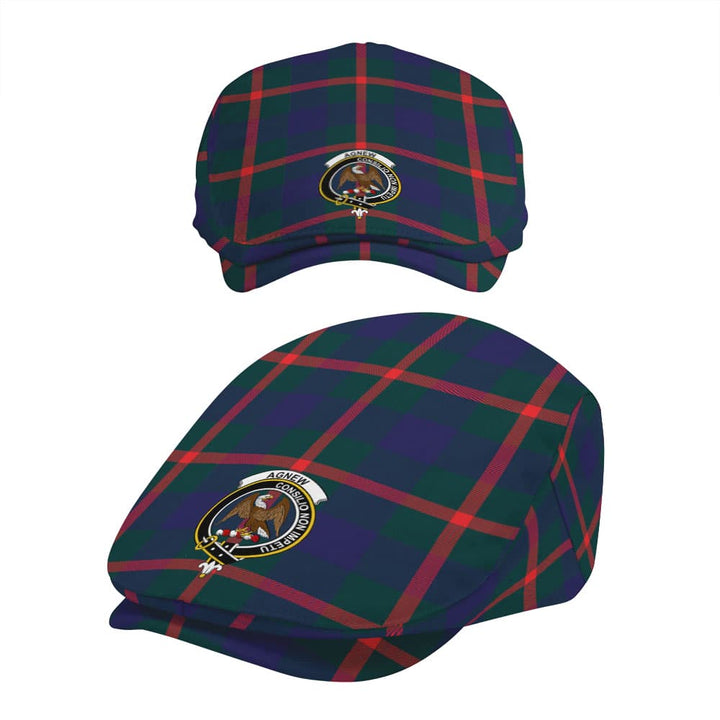 Scottish Agnew Clan Crest Tartan Flat Cap Tartan Plaid 5