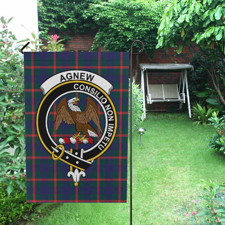 Scottish Agnew Clan Crest Tartan Garden Flag Tartan Plaid 2