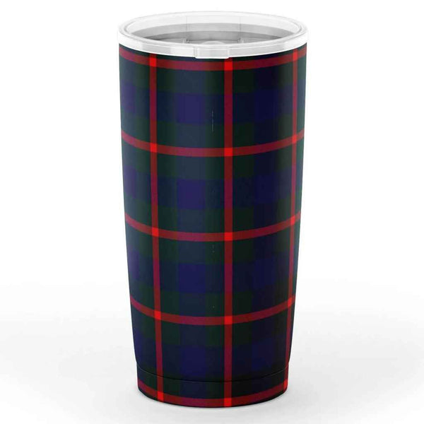 Scottish Agnew Clan Crest Tartan Insulated Tumbler Tartan Plaid 2