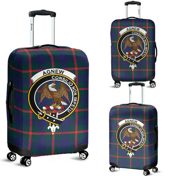 Scottish Agnew Clan Crest Tartan Luggage Cover Tartan Plaid 1