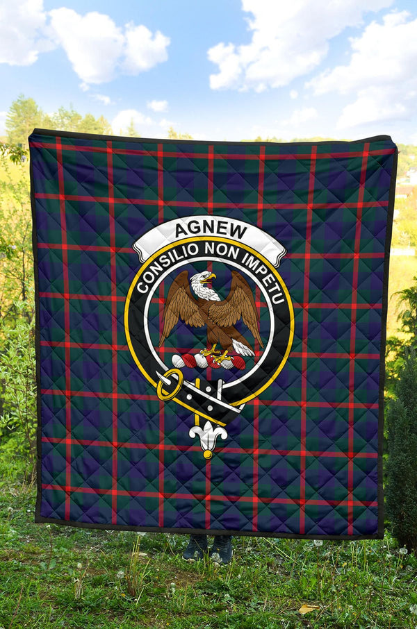Scottish Agnew Modern Clan Crest Tartan Quilt Tartan Plaid 2