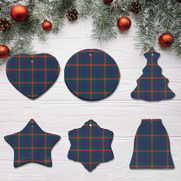 Scottish Agnew Modern Clan Tartan Ceramic Ornament All Tartan Plaid
