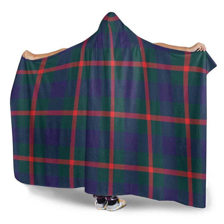 Scottish Agnew Modern Clan Tartan Hooded Blanket Tartan Plaid 3