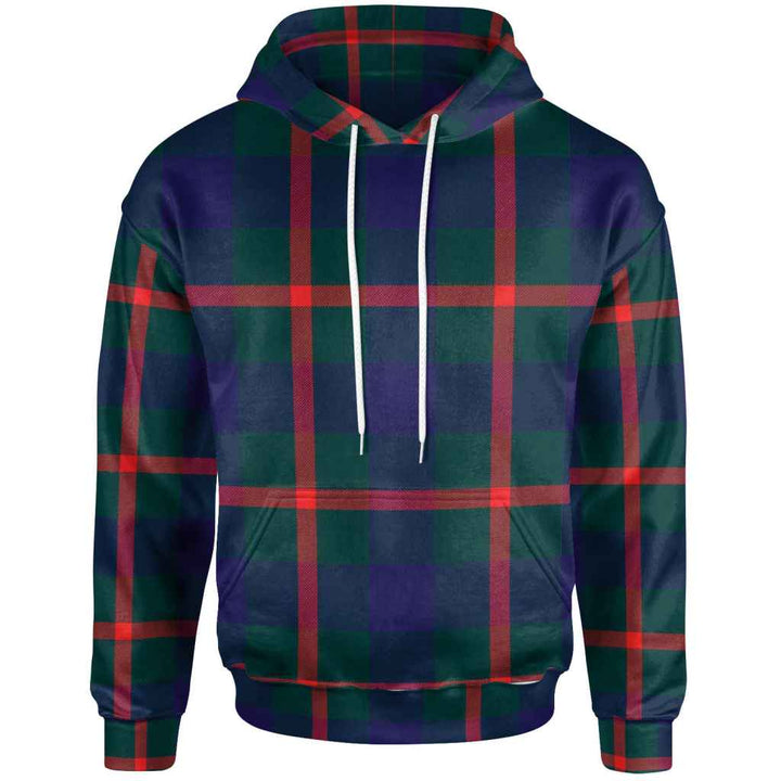 Scottish Agnew Modern Clan Tartan Hoodie Front Side Tartan Plaid