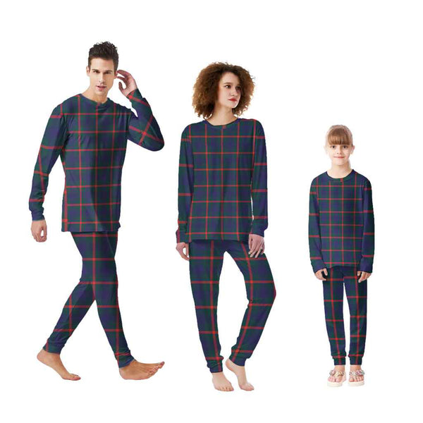 Scottish Agnew Modern Clan Tartan Pajama Set Tartan Plaid