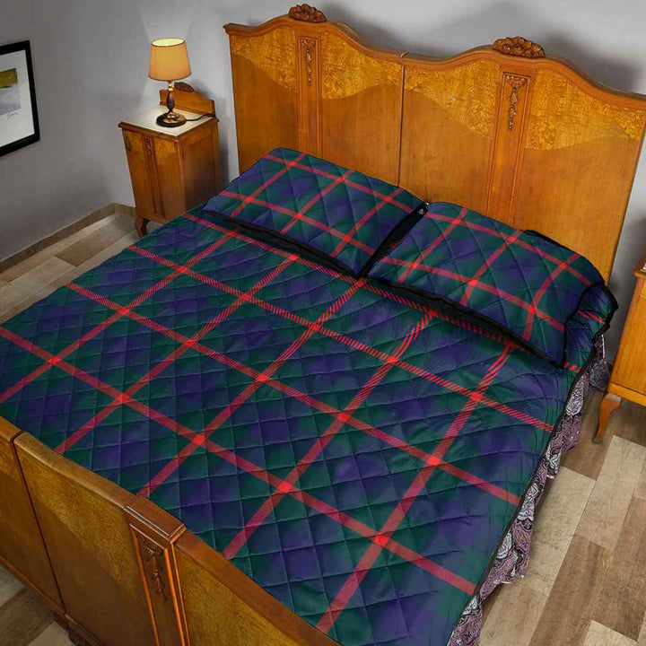 Scottish Agnew Modern Clan Tartan Quilt Bed Set Tartan Plaid 5