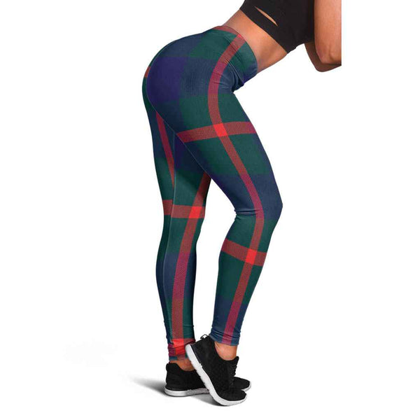 Scottish Agnew Modern Clan Tartan Women Leggings Tartan Plaid 1
