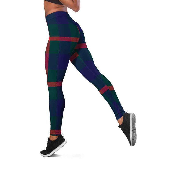 Scottish Agnew Modern Clan Tartan Women Leggings Tartan Plaid 2