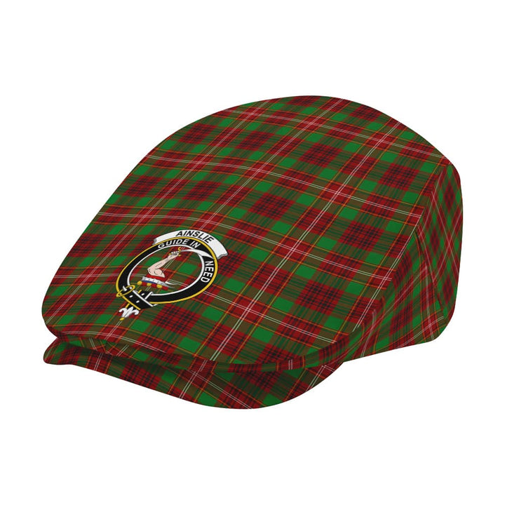 Scottish Ainslie Clan Crest Tartan Flat Cap Tartan Plaid 2