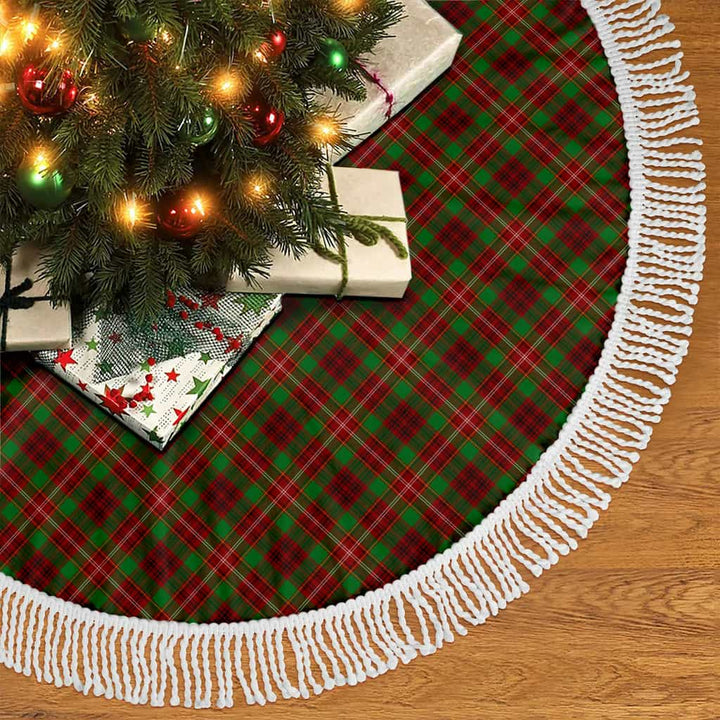Scottish Ainslie Clan Tartan Christmas Tree Skirt Tassels 2 Tartan Plaid