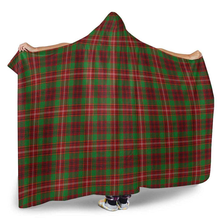 Scottish Ainslie Clan Tartan Hooded Blanket Tartan Plaid 2