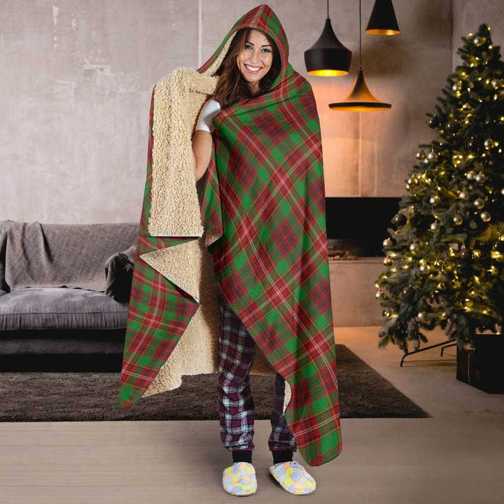 Scottish Ainslie Clan Tartan Hooded Blanket Tartan Plaid 6