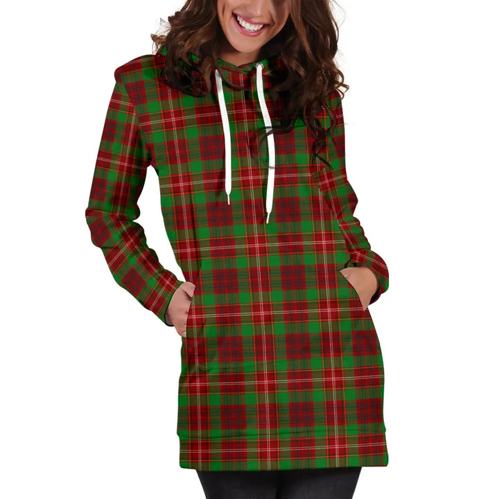 Scottish Ainslie Clan Tartan Hoodie Dress