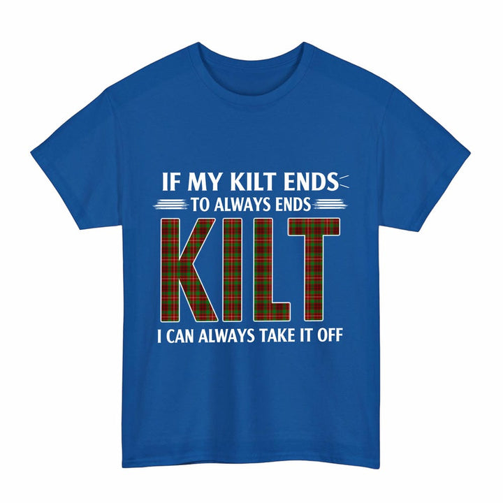 Scottish Ainslie Clan Tartan Kilt Pride T-Shirt Tartan Plaid Royal Color