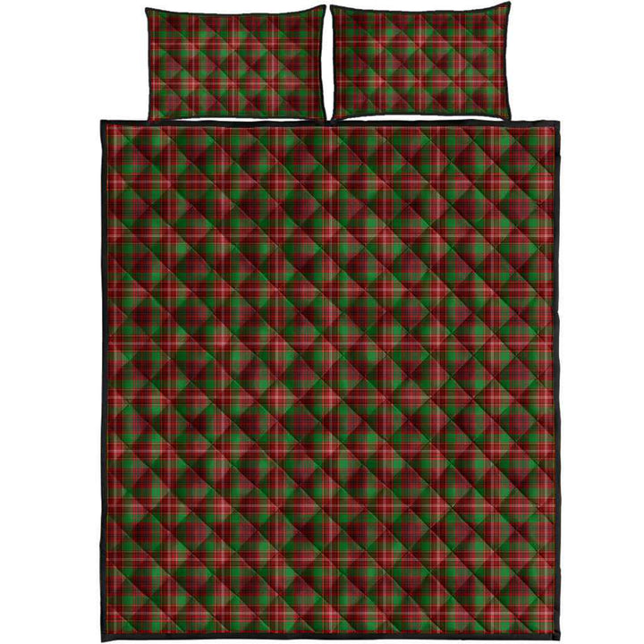 Scottish Ainslie Clan Tartan Quilt Bed Set Tartan Plaid 1