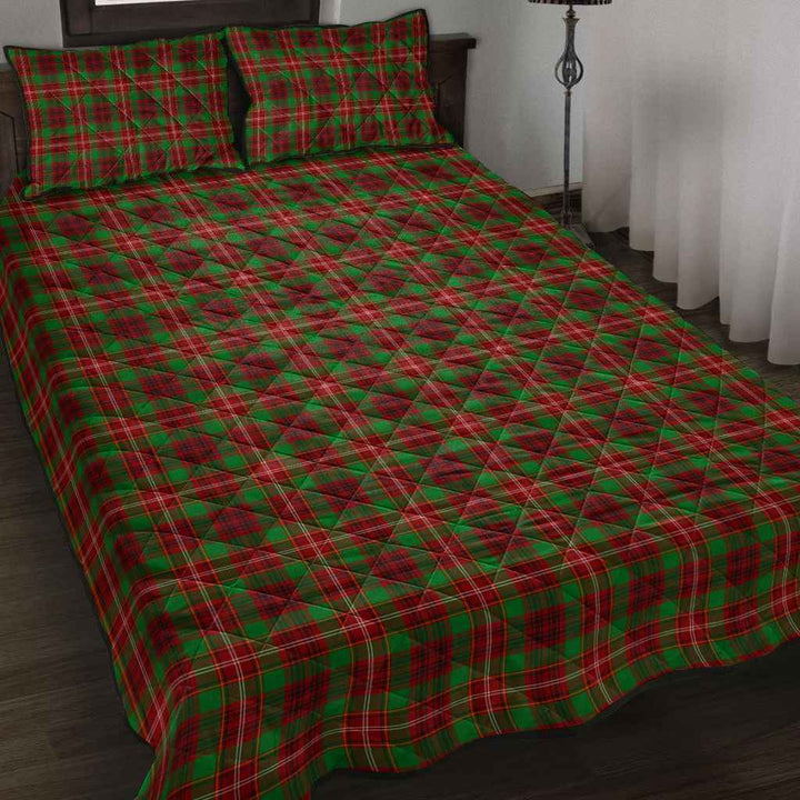 Scottish Ainslie Clan Tartan Quilt Bed Set Tartan Plaid 2