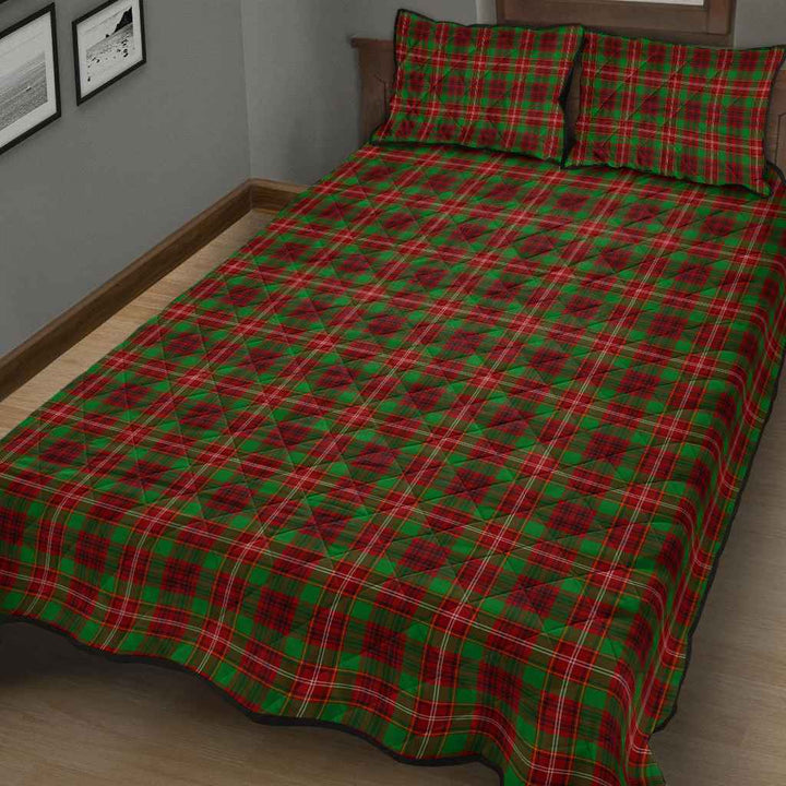Scottish Ainslie Clan Tartan Quilt Bed Set Tartan Plaid 3