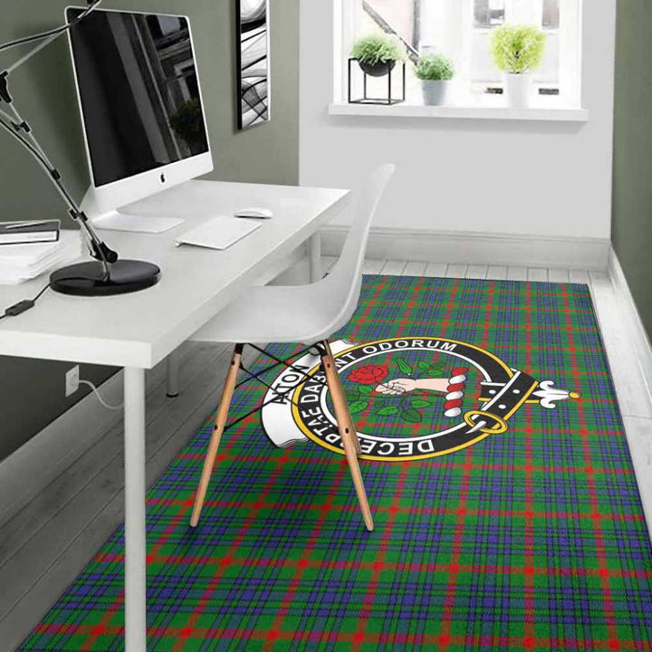 Scottish Aiton Clan Crest Tartan Area Rug Tartan Plaid 4