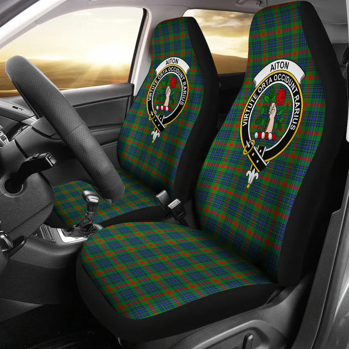 Scottish Aiton Clan Crest Tartan Car Seat Covers 2