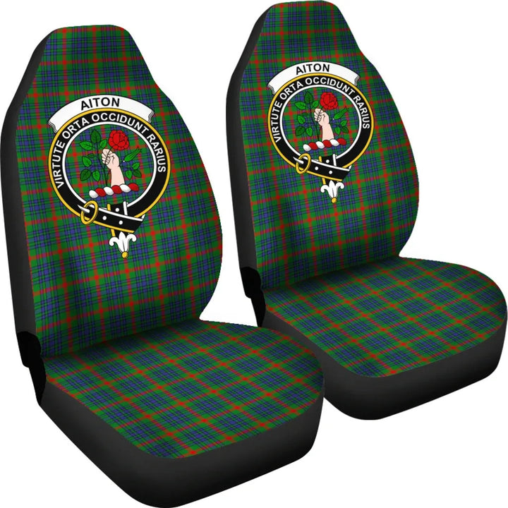 Scottish Aiton Clan Crest Tartan Car Seat Covers 4