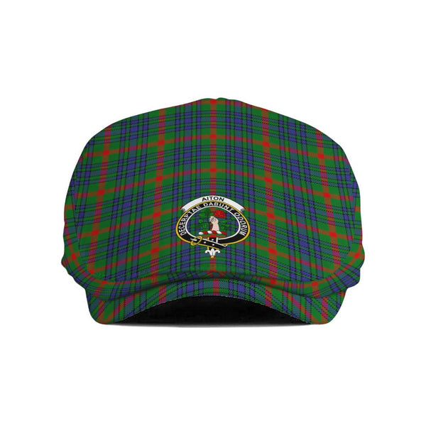 Scottish Aiton Clan Crest Tartan Flat Cap Tartan Plaid 1