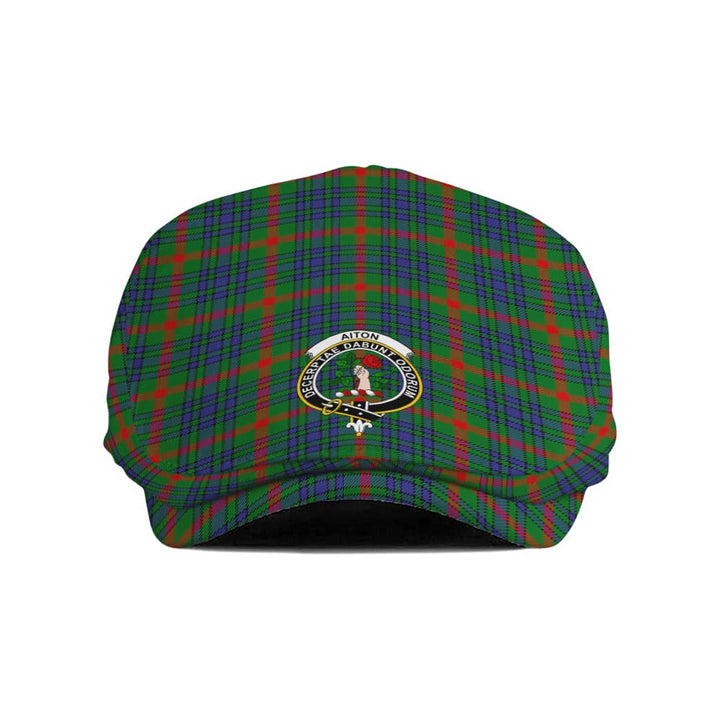 Scottish Aiton Clan Crest Tartan Flat Cap Tartan Plaid 1