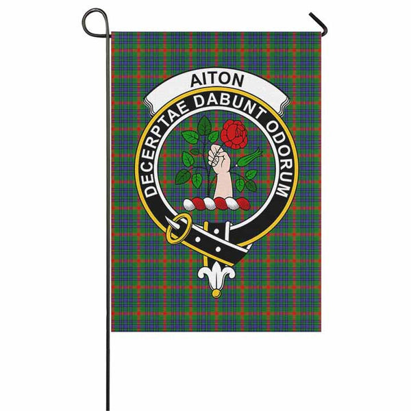 Scottish Aiton Clan Crest Tartan Garden Flag Tartan Plaid 1