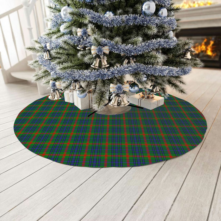 Scottish Aiton Clan Tartan Christmas Tree Skirt No Tassels 3 Tartan Plaid