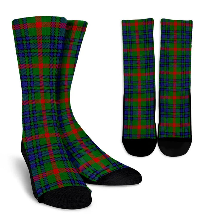 Scottish Aiton Clan Tartan Crew Socks
