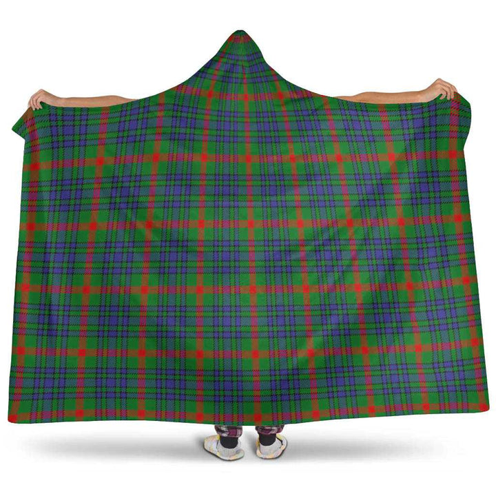 Scottish Aiton Clan Tartan Hooded Blanket Tartan Plaid 1