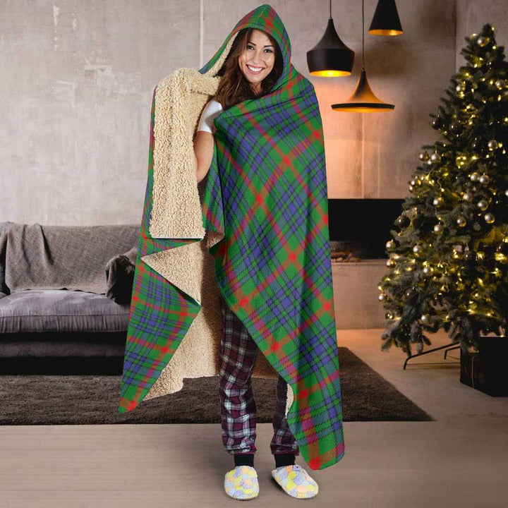 Scottish Aiton Clan Tartan Hooded Blanket Tartan Plaid 6