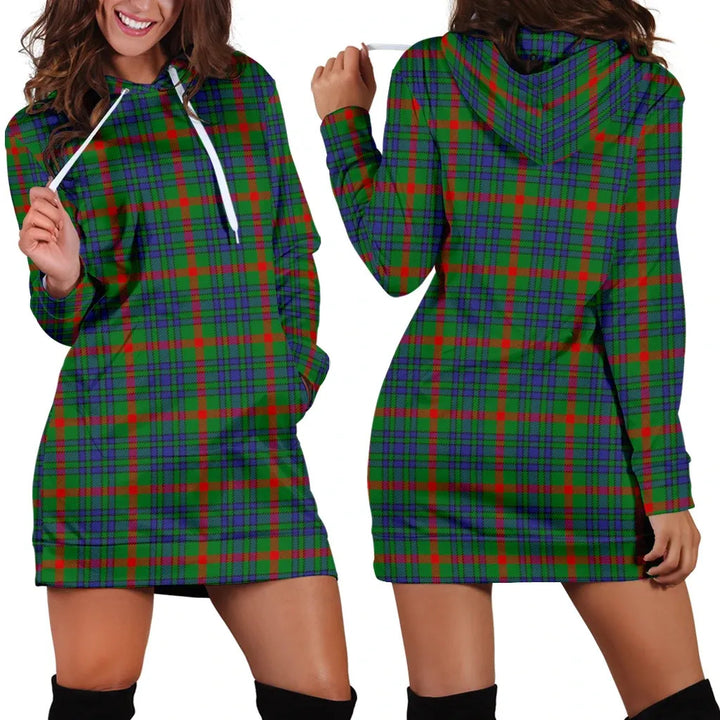 Scottish Aiton Clan Tartan Hoodie Dress