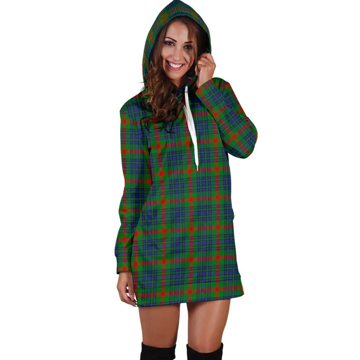 Scottish Aiton Clan Tartan Hoodie Dress