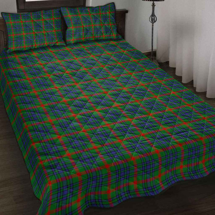 Scottish Aiton Clan Tartan Quilt Bed Set Tartan Plaid 2