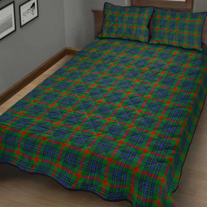 Scottish Aiton Clan Tartan Quilt Bed Set Tartan Plaid 3