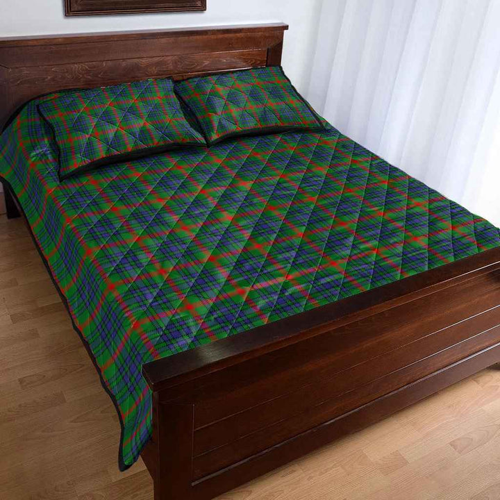 Scottish Aiton Clan Tartan Quilt Bed Set Tartan Plaid 4