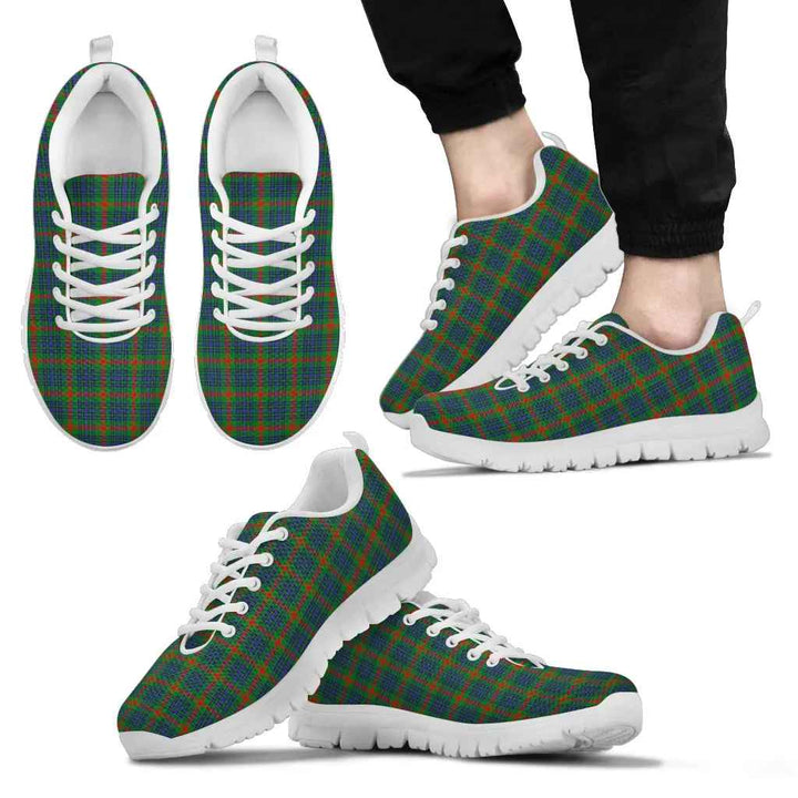 Scottish Aiton Clan Tartan Sneakers White Sole Tartan Plaid