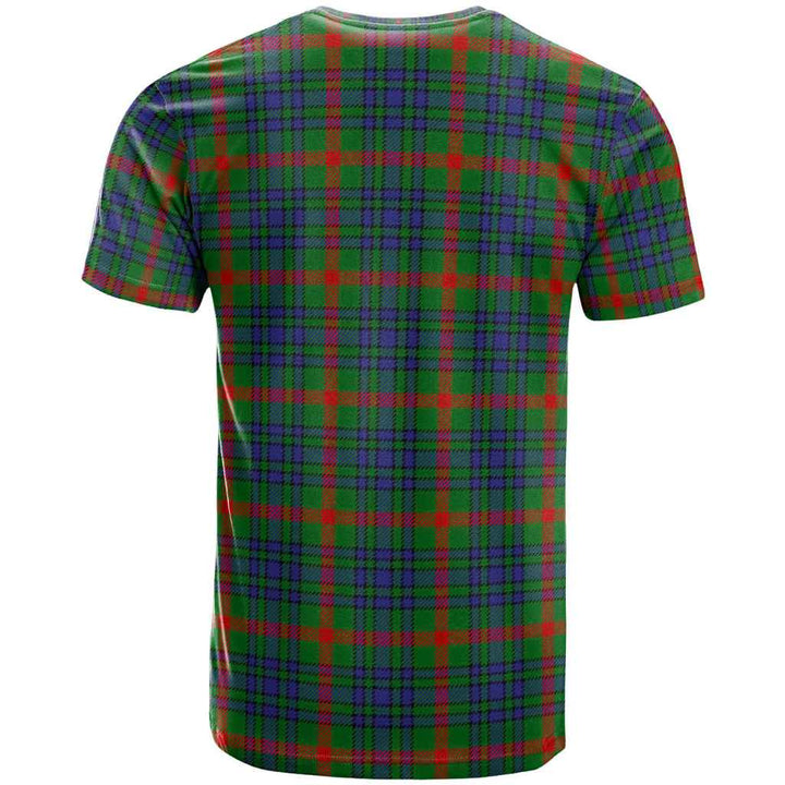 Scottish Aiton Clan Tartan T-Shirt Back Side Tartan Plaid