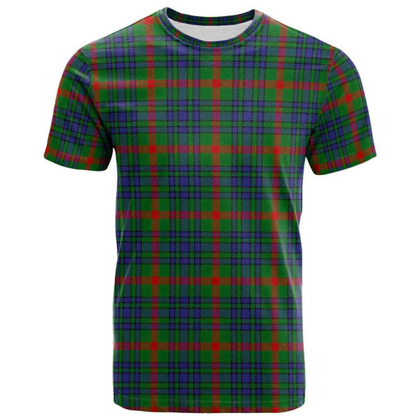 Scottish Aiton Clan Tartan T-Shirt Front Side Tartan Plaid