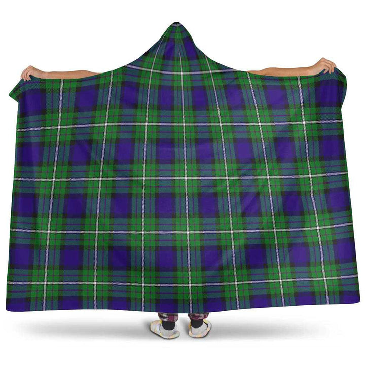 Scottish Alexander Clan Tartan Hooded Blanket Tartan Plaid 1