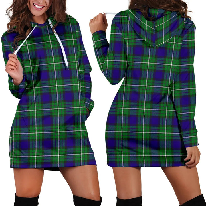 Scottish Alexander Clan Tartan Hoodie Dress