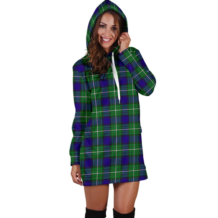 Scottish Alexander Clan Tartan Hoodie Dress