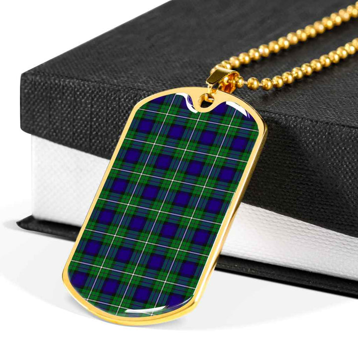 Scottish Alexander Clan Tartan Military Dog Tag Necklace Tartan Plaid 6