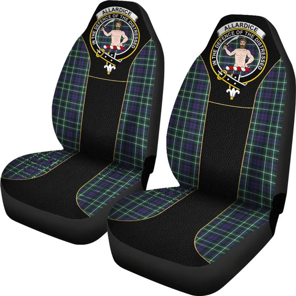 Scottish Allardice Clan Crest Tartan Car Seat Covers - Special Style 2