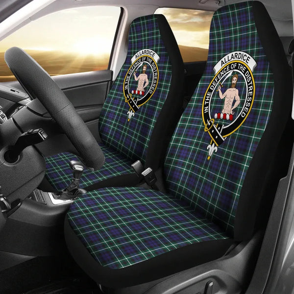 Scottish Allardice Clan Crest Tartan Car Seat Covers 2