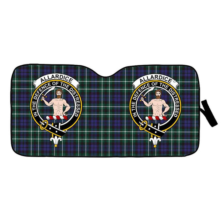 Scottish Allardice Clan Crest Tartan Car Windshield Sun Shade Tartan Plaid 1
